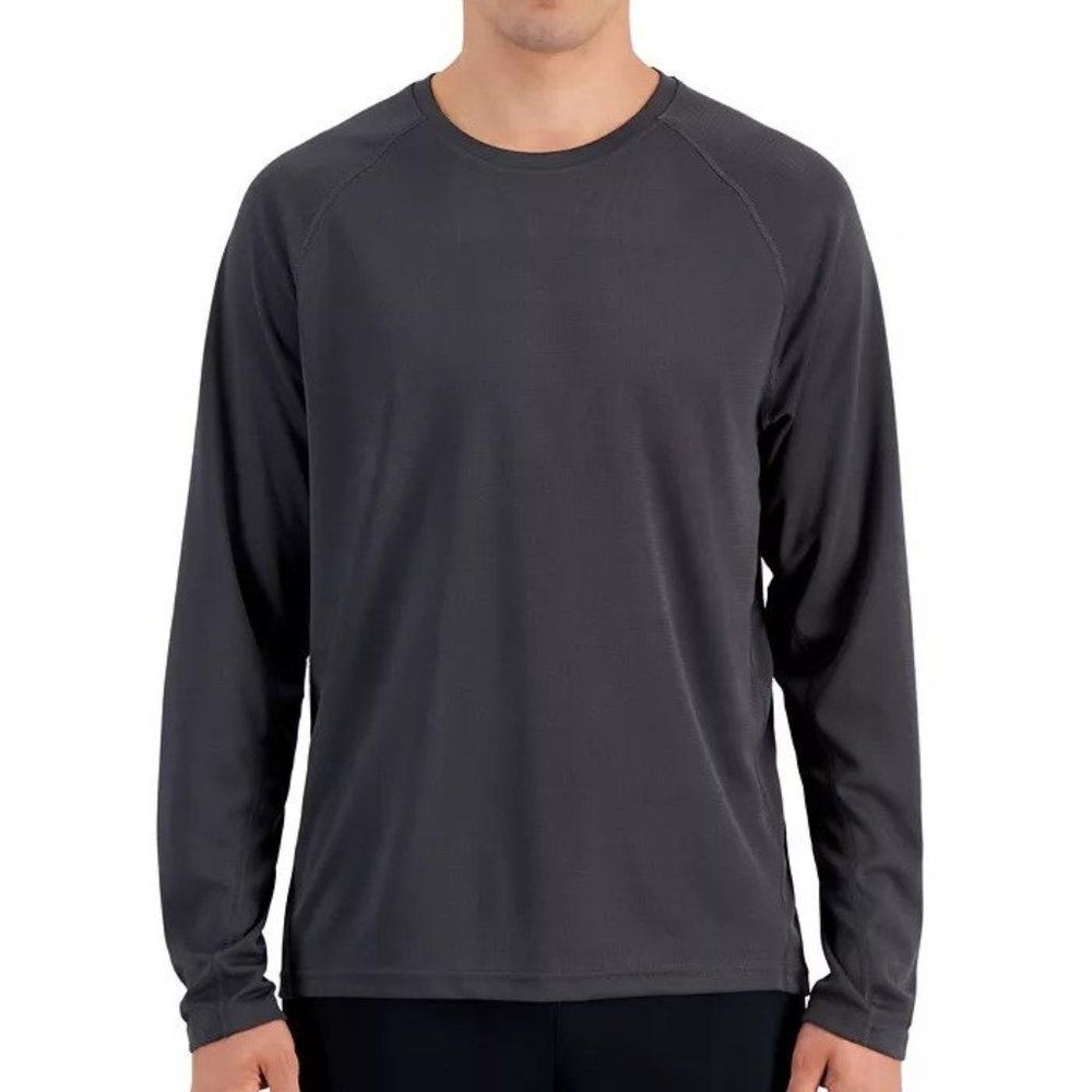 ID Ideology Men's Rapidry Moisture-Wicking Mesh Raglan-Sleeve T-Shirt